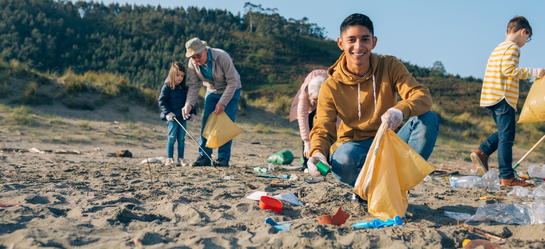 beach clean up