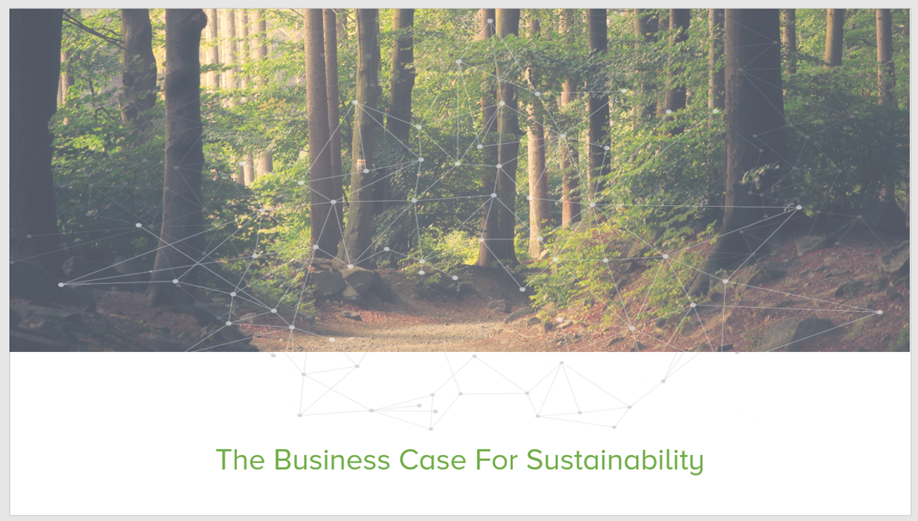 The Business Case for Sustainability