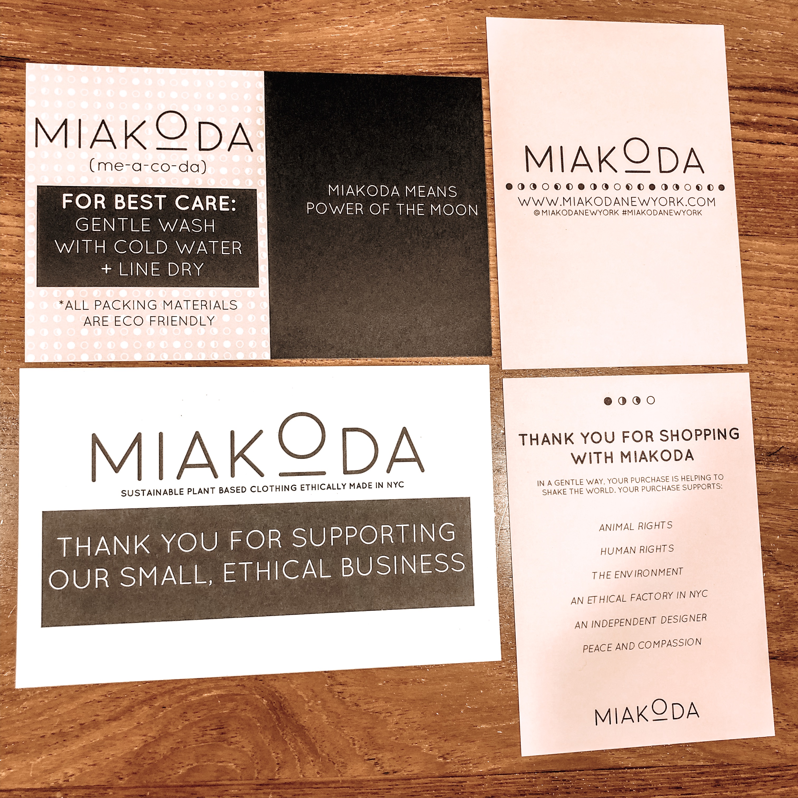Miakoda custom notecards