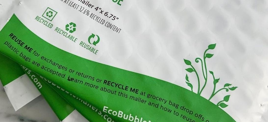 Recycled bubble mailers by EcoEnclose